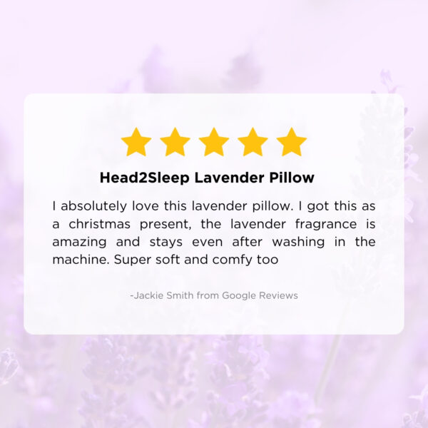Head2Sleep Lavender Pillow - Image 8