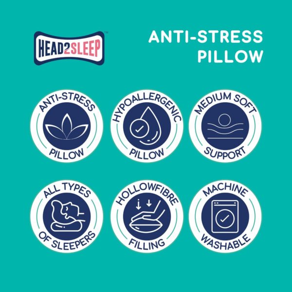 Head2Sleep Anti-Stress Pillow - Image 7