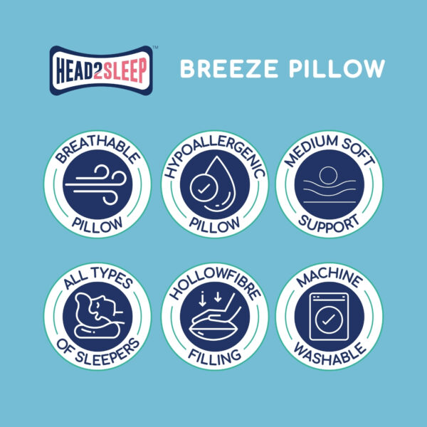 Head2Sleep Breeze Pillow - Image 7
