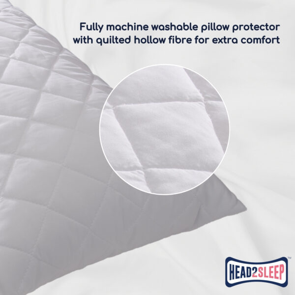 Head2Sleep Pillow Protector Pair - Image 2