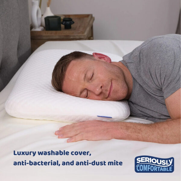 Seriously Comfortable Cool Memory Comfort Side Sleeper Pillow - Image 7