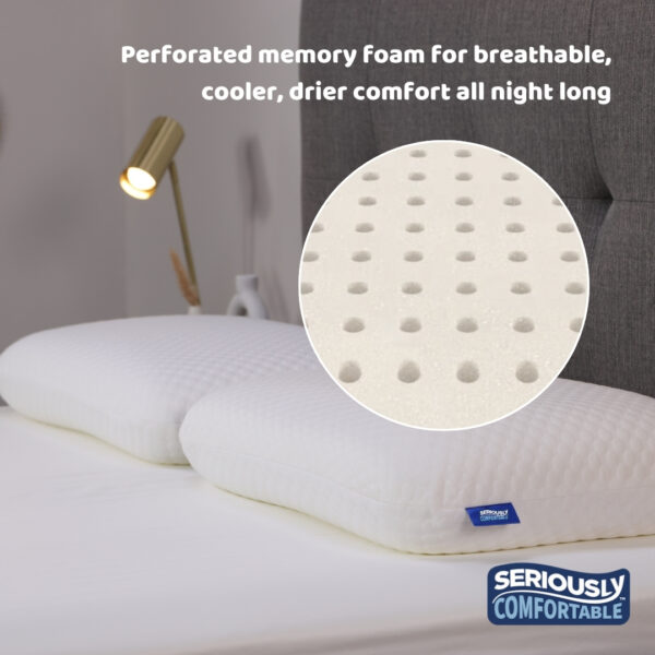 Seriously Comfortable Memory Comfort Side Sleeper Pillow - Image 3