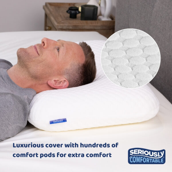 Seriously Comfortable Memory Comfort Side Sleeper Pillow - Image 5