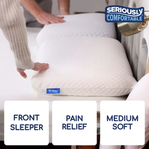 Seriously Comfortable Memory Comfort Lower Profile Pillow
