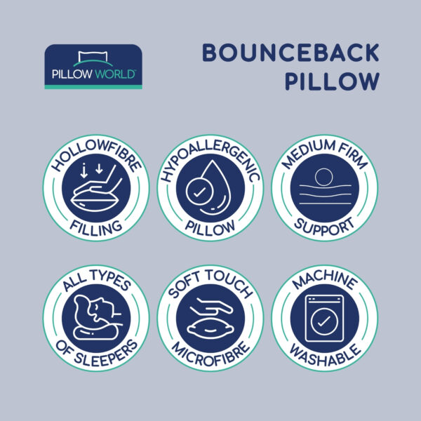Pillow World Bounceback Pillow - Image 5