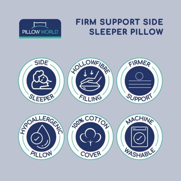 Pillow World Firm Support Side Sleeper Pillow - Image 5