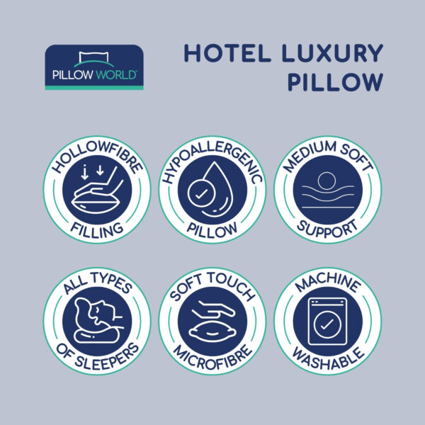 Pillow World Hotel Luxury Pillow - Image 5