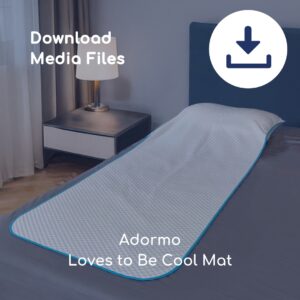 Adormo Loves to Be Cool Mat Images
